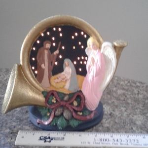 CHRISTMAS Ceramic nativity decoration
